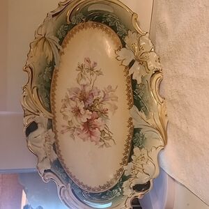 Saxe Altenburg Germany oval serving bowl vintage/antique